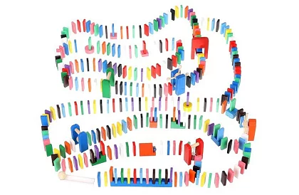 Drevené domino Culodrome – 1131 dielikov