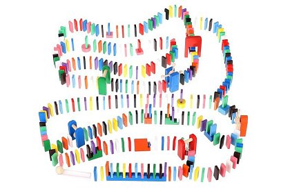 Drevené domino Culodrome – 1131 dielikov