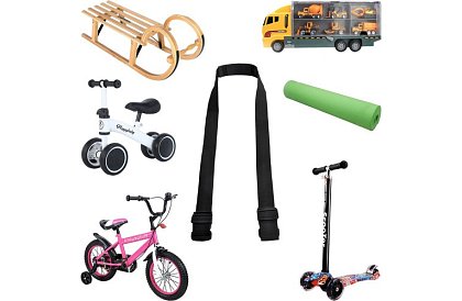 Balančný popruh pre bicykel – popruh na prenášanie