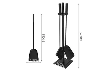 Sada príslušenstva k krbom PK012