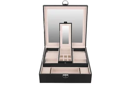 Šperkovnica na kľúč BEAUTYLUSHH – Čierna