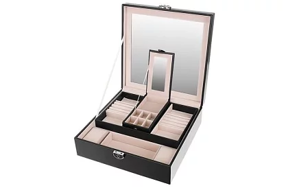 Šperkovnica na kľúč BEAUTYLUSHH – Čierna