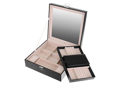 Šperkovnica na kľúč BEAUTYLUSHH – Čierna