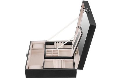 Šperkovnica na kľúč BEAUTYLUSHH – Čierna