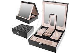 Šperkovnica na kľúč BEAUTYLUSHH – Čierna