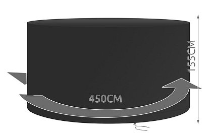 Plachta na záhradný hojdačkový koš XL