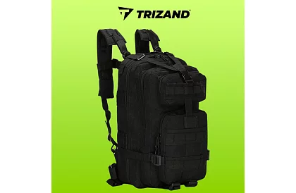 Taktický vojenský batoh XL TRIZAND čierny – 35 l