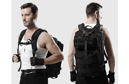 Taktický vojenský batoh XL TRIZAND čierny – 35 l