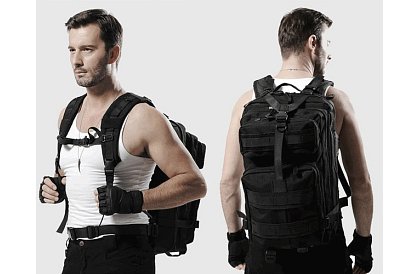 Taktický vojenský batoh XL TRIZAND čierny – 35 l