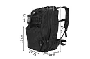 Taktický vojenský batoh XL TRIZAND čierny – 35 l