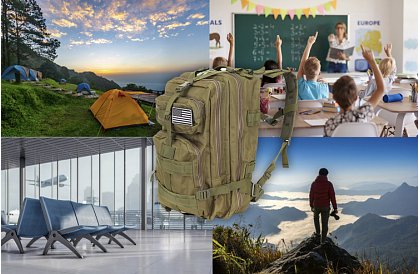 Taktický vojenský batoh XL TRIZAND zelený – 35 l