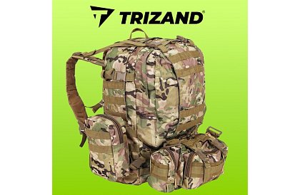 Veľký CAMO vojenský batoh TRIZAND – 45 l
