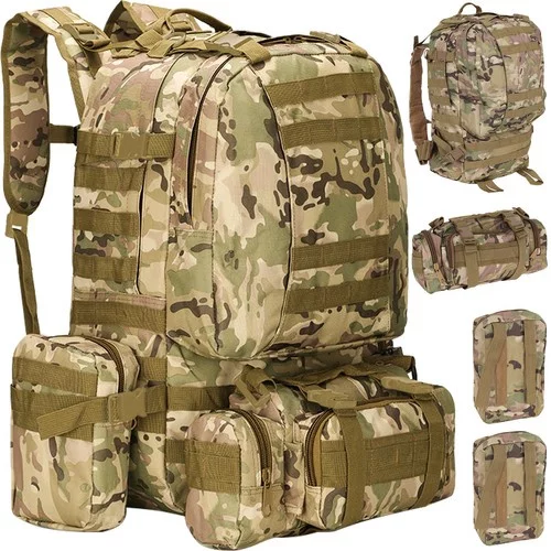Veľký CAMO vojenský batoh TRIZAND – 45 l