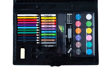 Výtvarná maliarska súprava v kufríku – 86 ks