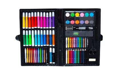 Výtvarná maliarska súprava v kufríku – 86 ks