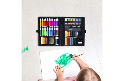 Výtvarná maliarska súprava v kufríku – 86 ks