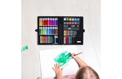 Výtvarná maliarska súprava v kufríku – 86 ks