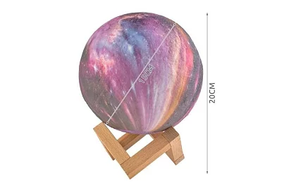 Mesičná nočná lampa – 16 farieb + diaľkové ovládanie