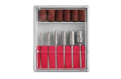 Profesionálna sada nadstavcov a rezákov pre manikúru a pedikúru