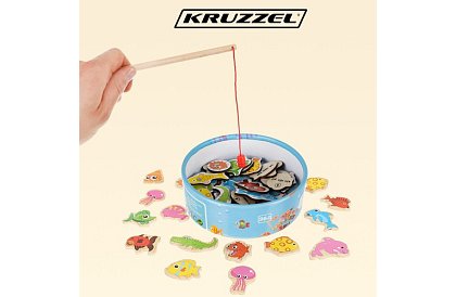 Rybárska hra – lovenie na magnet - 25 dielikov