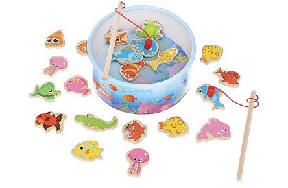 Rybárska hra – lovenie na magnet - 25 dielikov