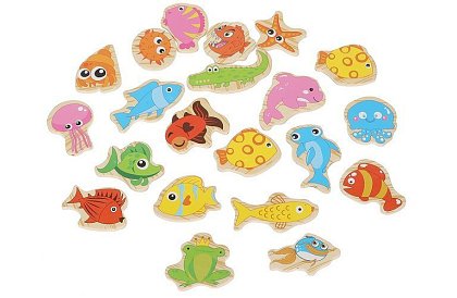 Rybárska hra – lovenie na magnet - 25 dielikov