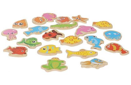 Rybárska hra – lovenie na magnet - 25 dielikov