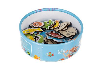Rybárska hra – lovenie na magnet - 25 dielikov
