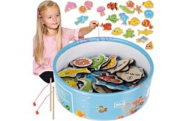 Rybárska hra – lovenie na magnet - 25 dielikov