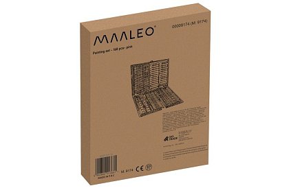 Výtvarná maliarska súprava v kufríku – 168 dielikov, ružová