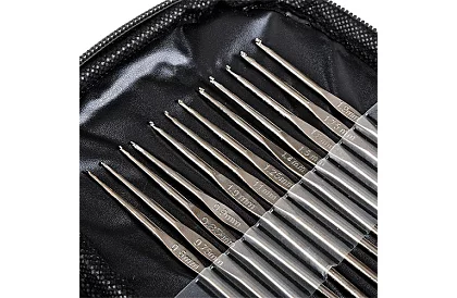 Háčkovací súprava – 50 dielny kreatívny set v puzdre