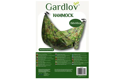 Turistická houpacia sieť Santiago Army 260x140 cm s moskytiérou