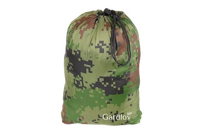 Turistická houpacia sieť Santiago Army 260x140 cm s moskytiérou