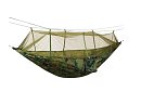 Turistická houpacia sieť Santiago Army 260x140 cm s moskytiérou