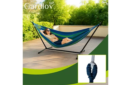 Záhradná hojdačka 200 × 150 cm s rámom