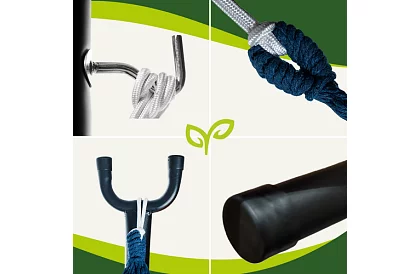 Záhradná hojdačka 200 × 150 cm s rámom