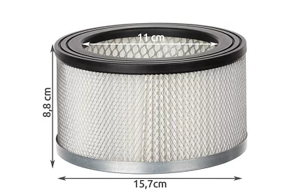Žiaruvzdorný HEPA filter pre vysávač popola