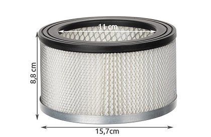 Žiaruvzdorný HEPA filter pre vysávač popola