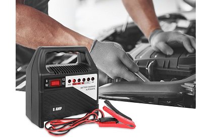 Nabíjačka batérií 6-12V / 6A – nabíjačka autobatérií