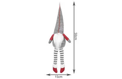 Sedící škriatok – šedý elf 50 cm
