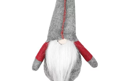 Sedící škriatok – šedý elf 50 cm