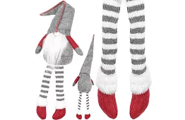 Sedící škriatok – šedý elf 50 cm