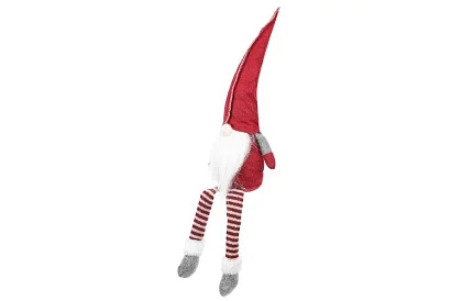 Sedící škriatok – červený elf 50 cm