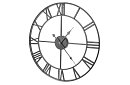 Retro nástenné hodiny - čierne