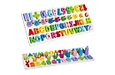 Drevené puzzle s abecedou a číslami