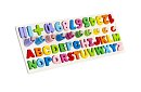 Drevené puzzle s abecedou a číslami