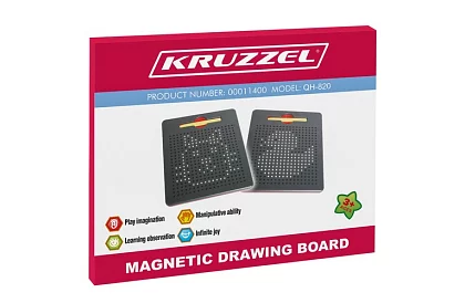 Tabuľa + magnetické guľôčky + stylus s magnetom