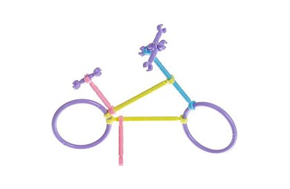 Stavebné bloky – slamky – sada 1000 ks