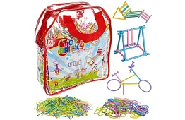 Stavebné bloky – slamky – sada 1000 ks