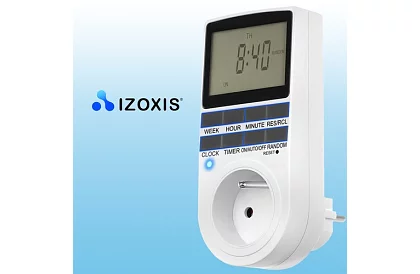 Digitálne spínacie hodiny – časovač zapnutia/vypnutia